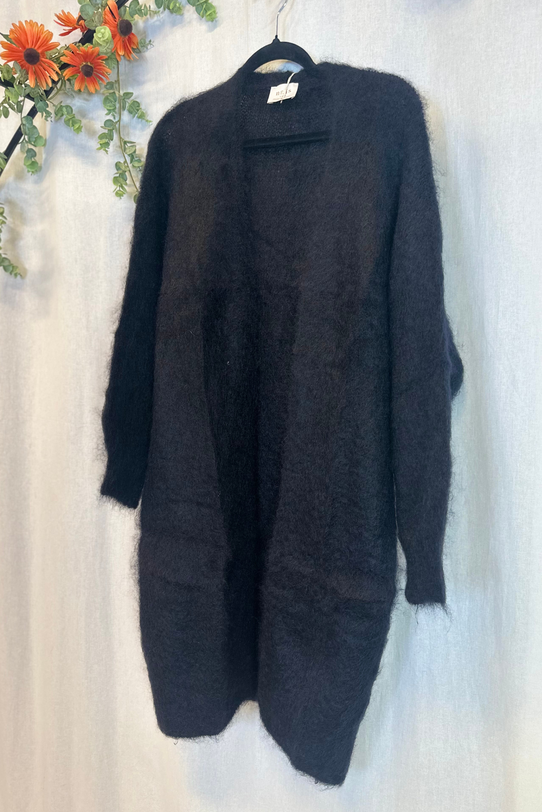 Pitkä kid mohair neule - Johanna