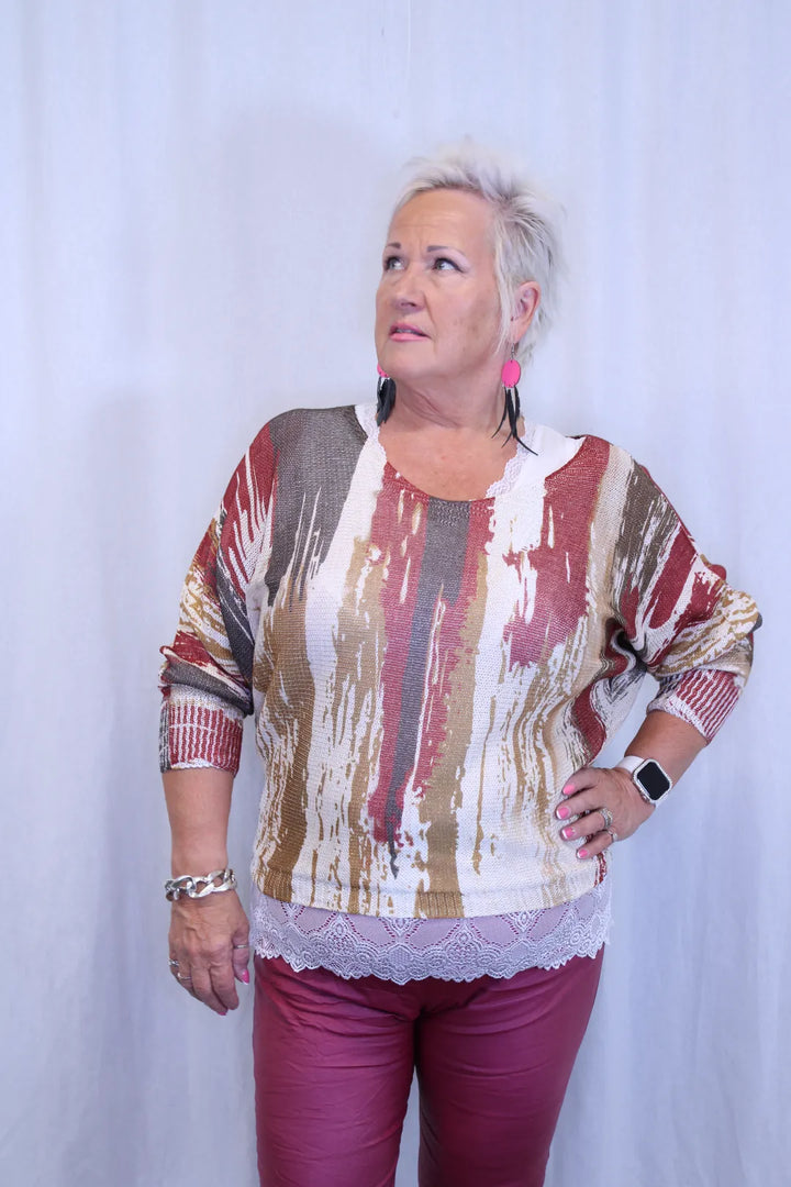 Kuvioitu neule Krista