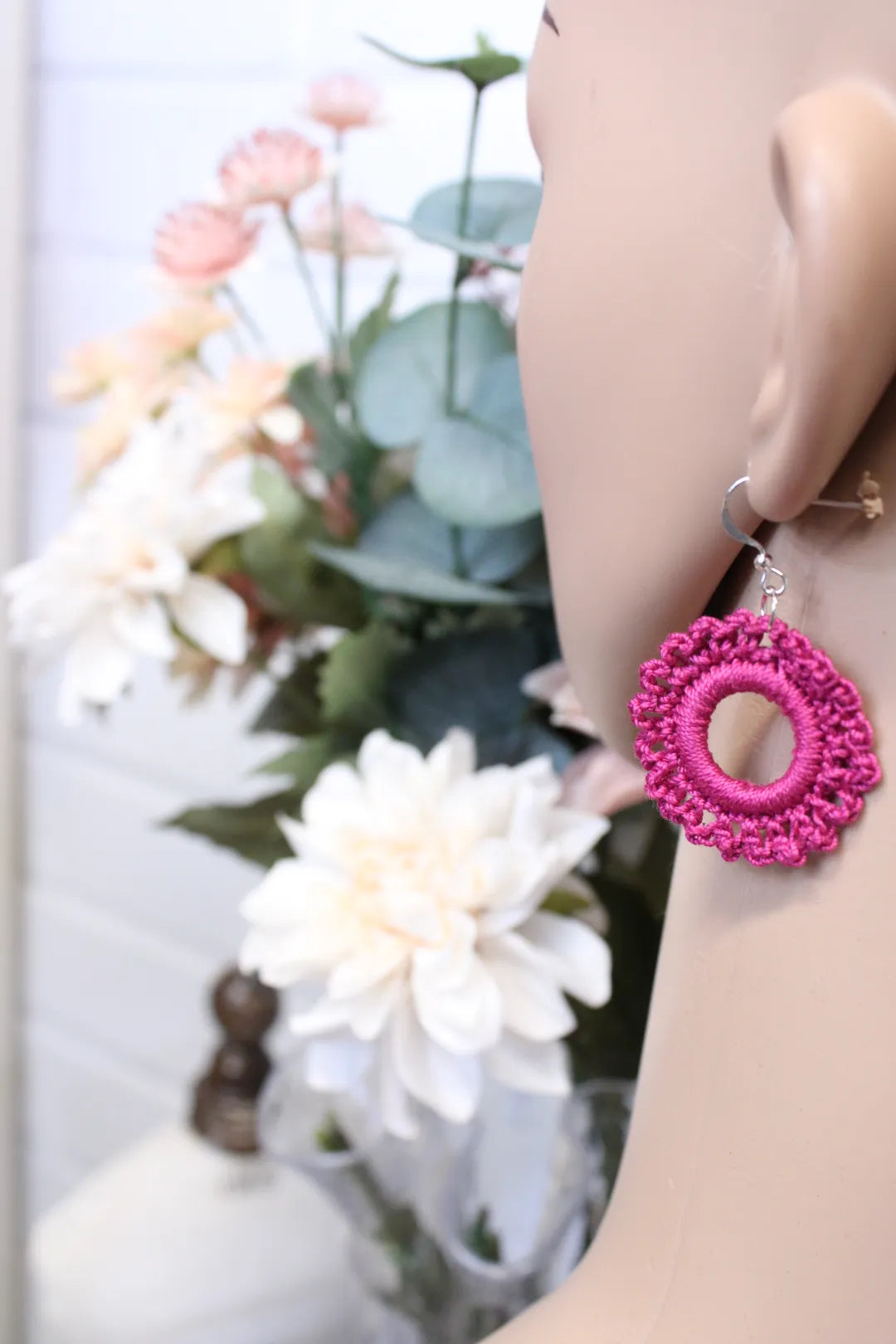 Virkatut korvikset Mia