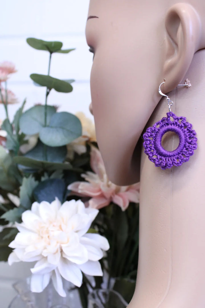 Virkatut korvikset Mia