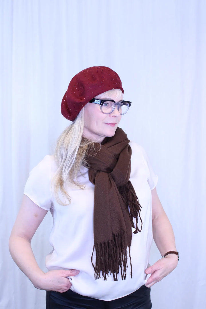 Huivi hapsuilla Janette