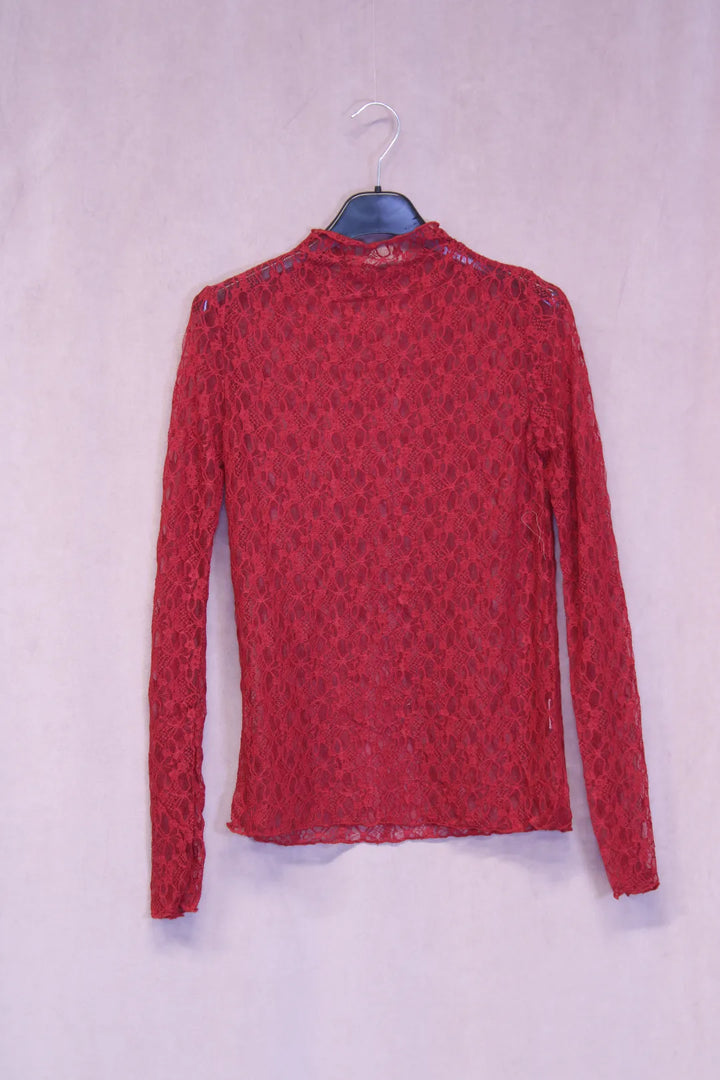 Läpikuultava pitsipaita Karo