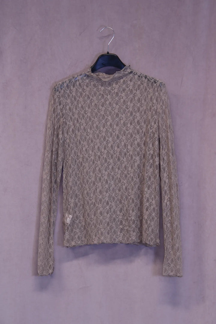 Läpikuultava pitsipaita Karo