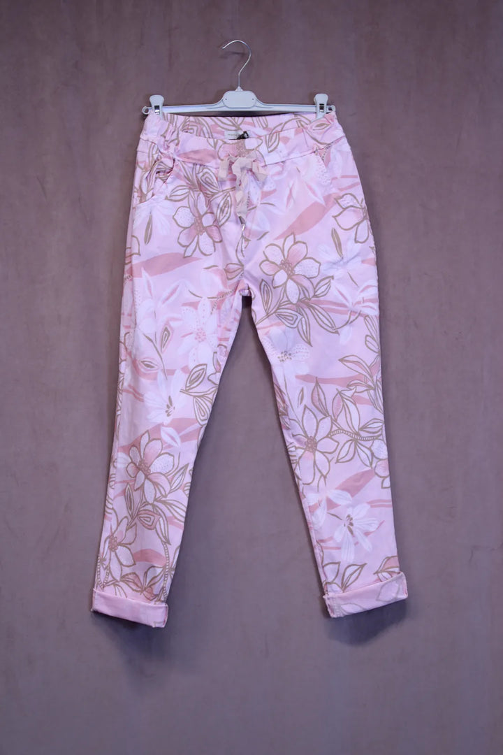 Kukkakuvioidut Housut Suvi