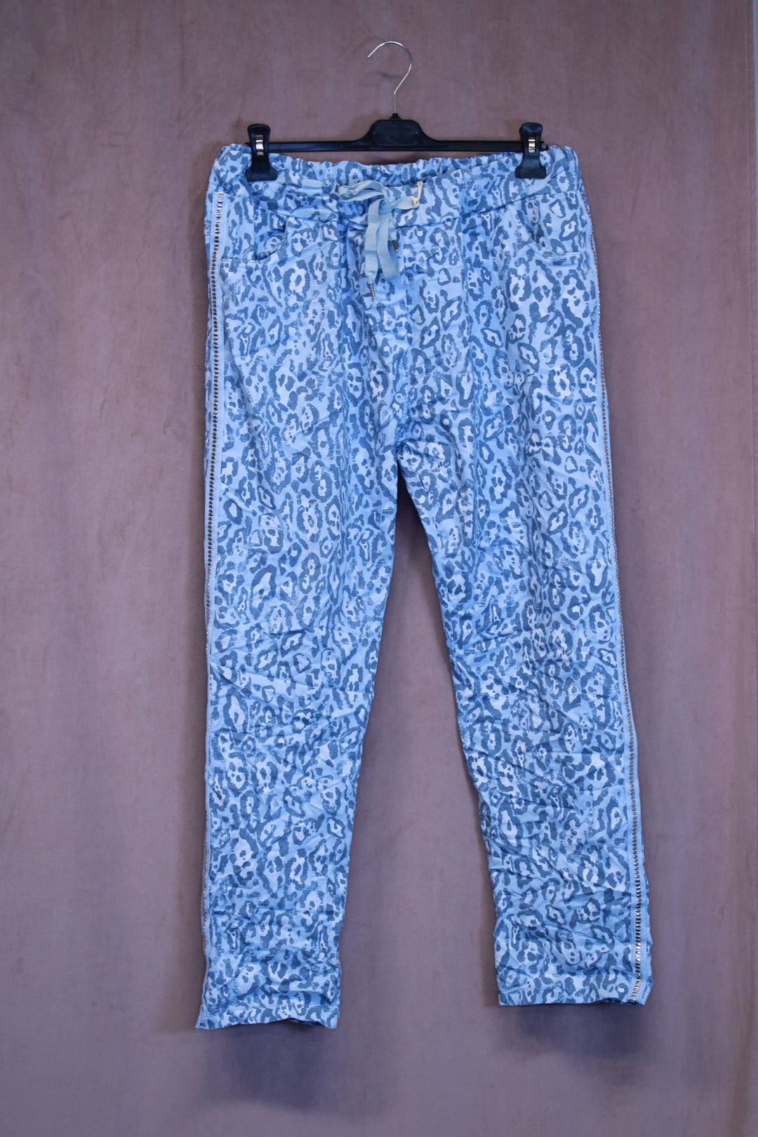 Leopardihousut koristenauhalla Teresa