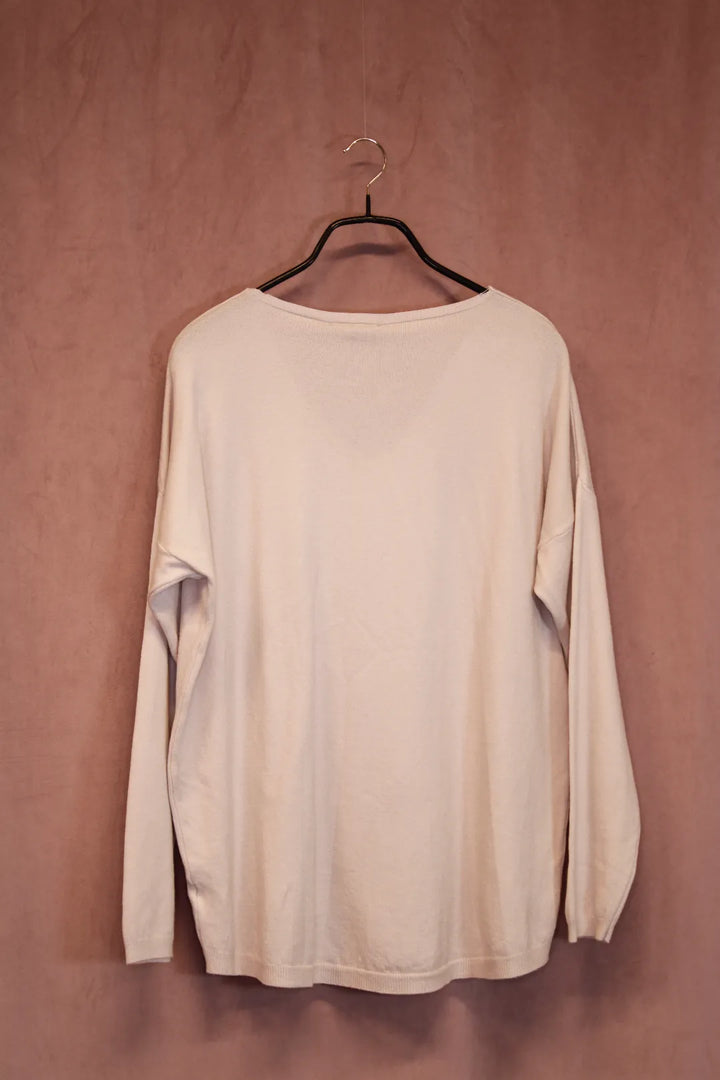 Neule kimallesydämillä Mia