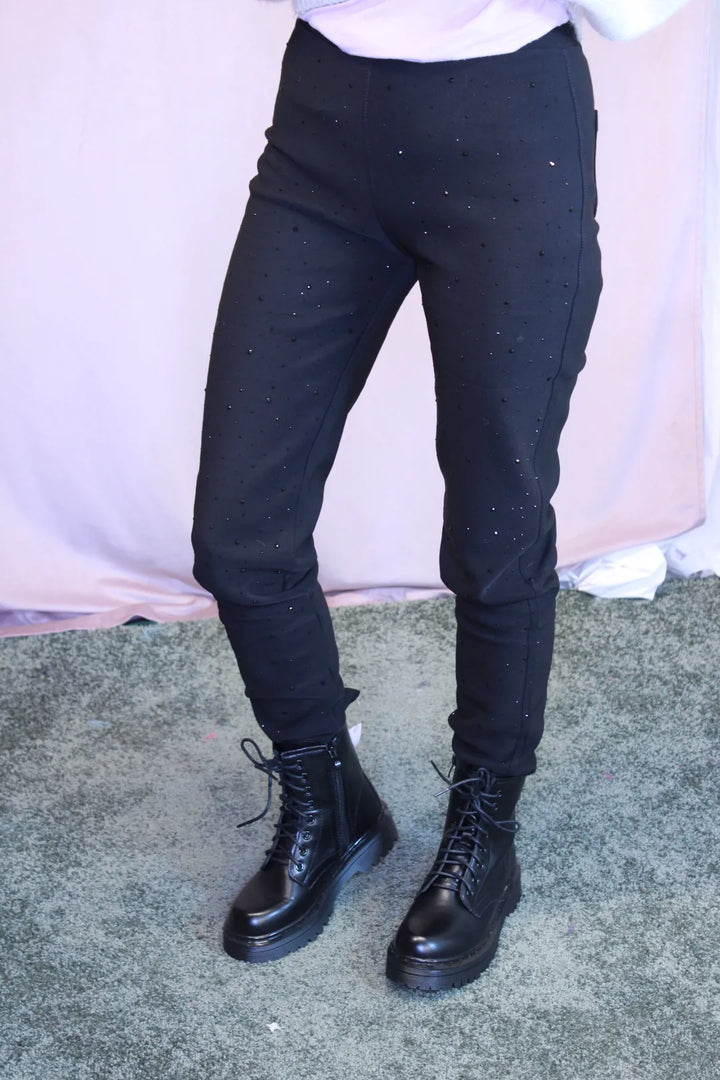 Housut kimalteilla Iiris