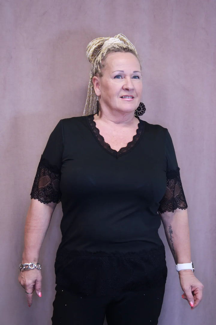 Lyhythihainen pukeutumispaita Isla