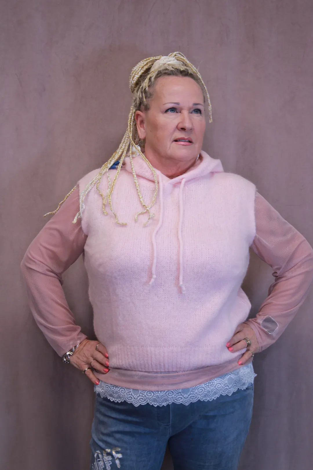 Läpikuultava meshpaita Inari