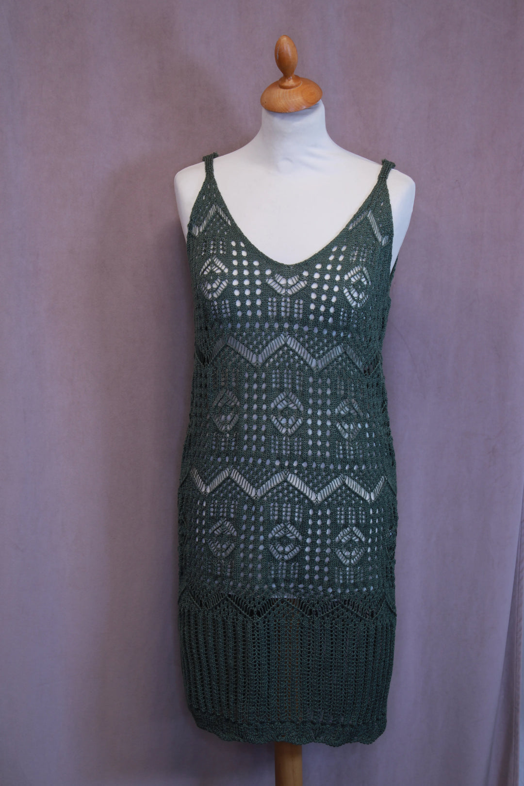 Virkattu Mekko/Tunika Tiia