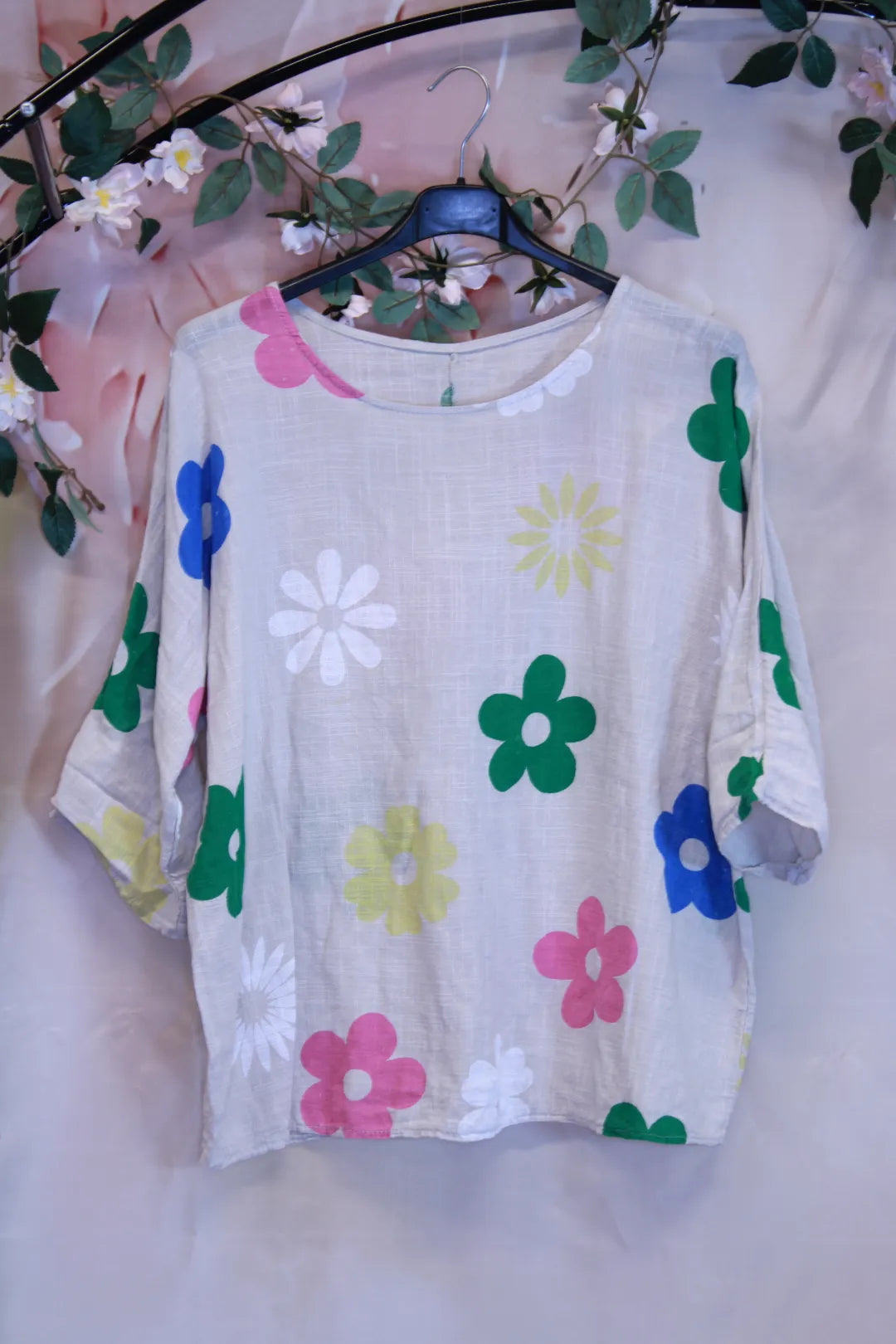 Lyhythihainen puuvillapaita  Aura