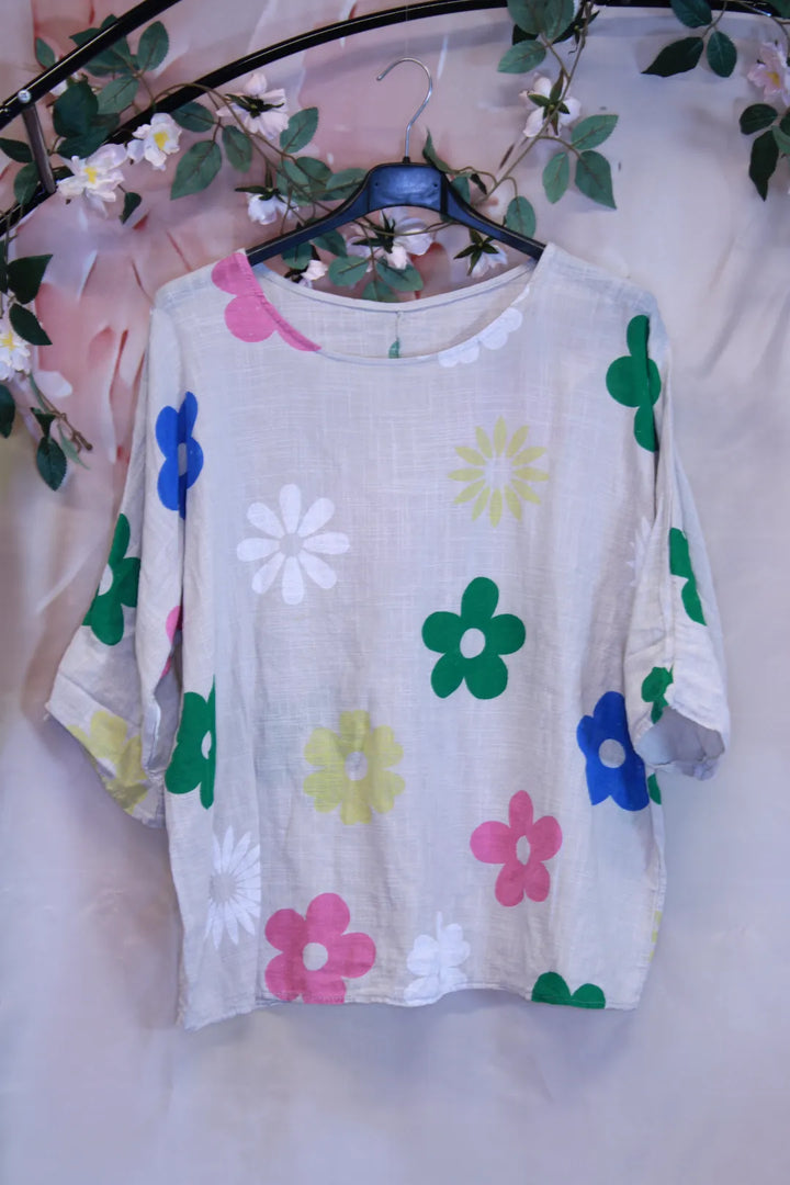 Lyhythihainen puuvillapaita  Aura