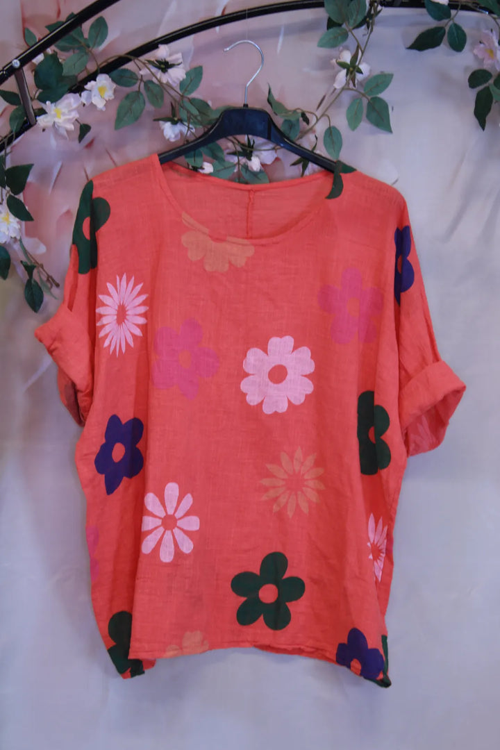 Lyhythihainen puuvillapaita  Aura