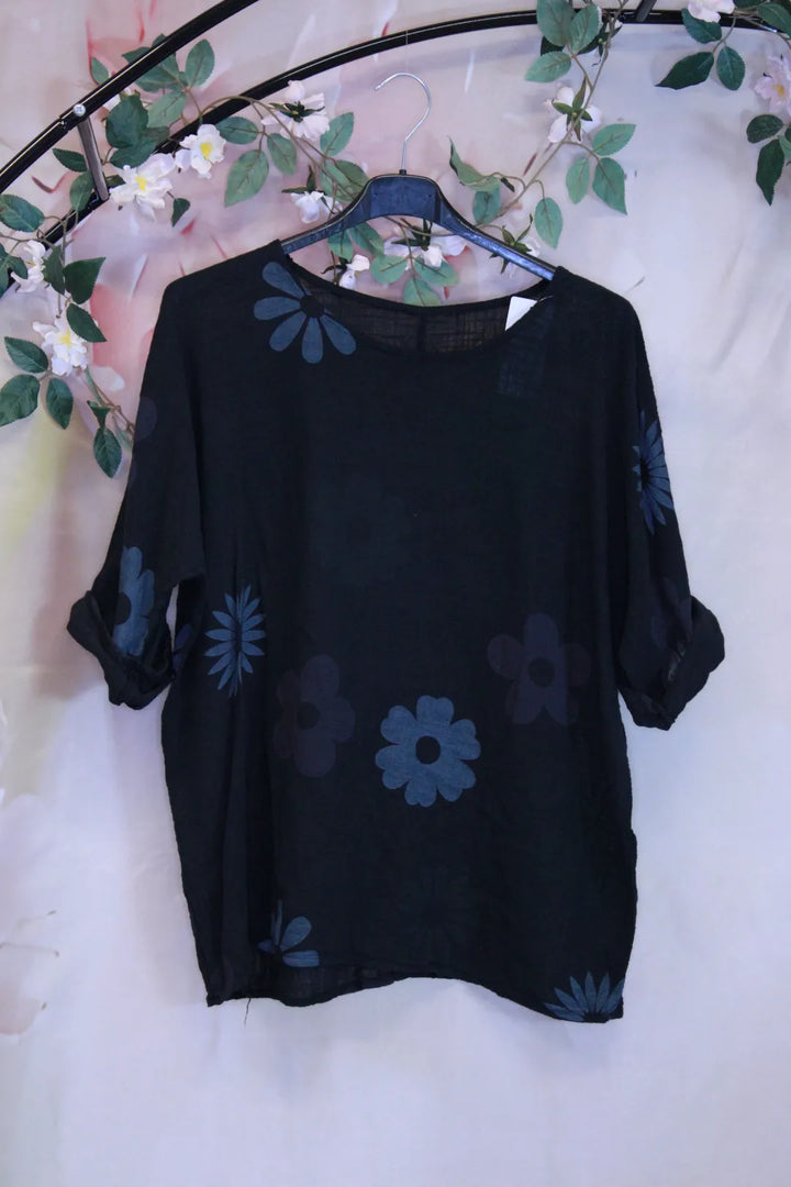 Lyhythihainen puuvillapaita  Aura