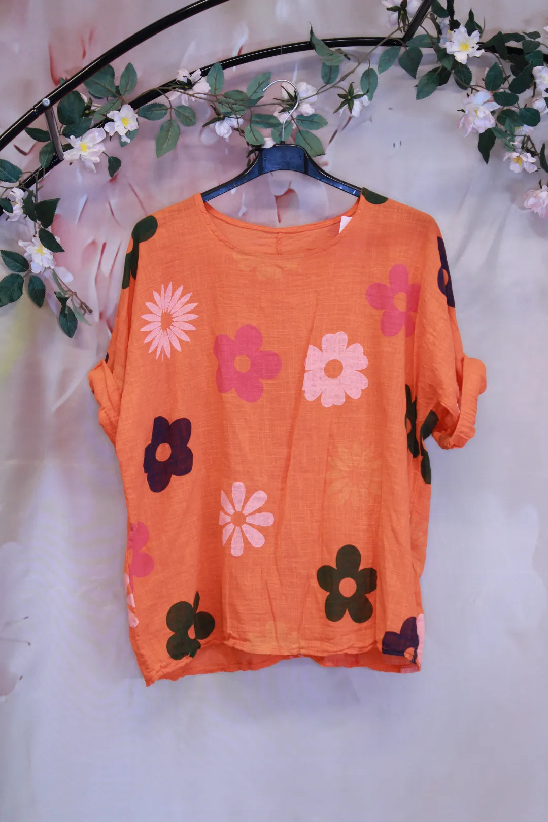 Lyhythihainen puuvillapaita  Aura