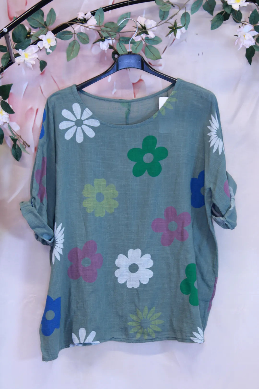 Lyhythihainen puuvillapaita  Aura