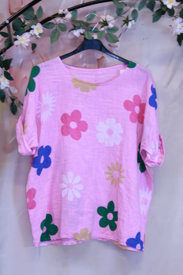 Lyhythihainen puuvillapaita  Aura