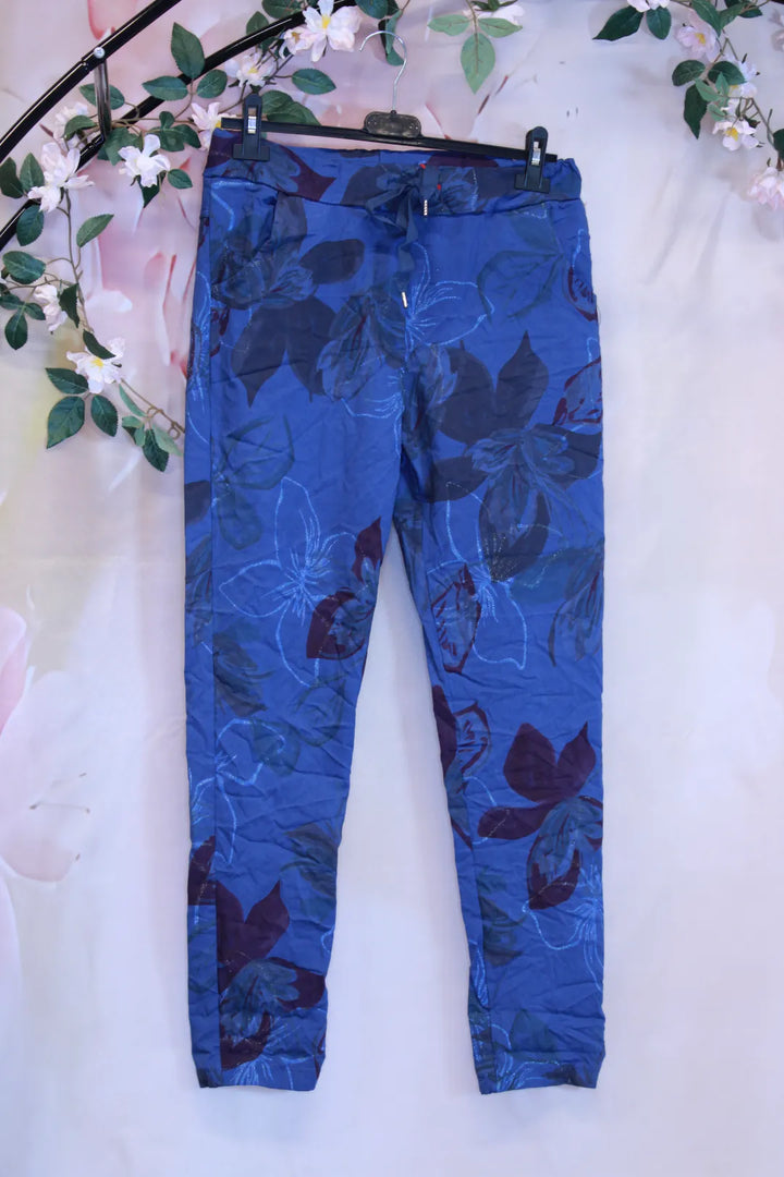 Housut  kukkakuosilla - Saaga