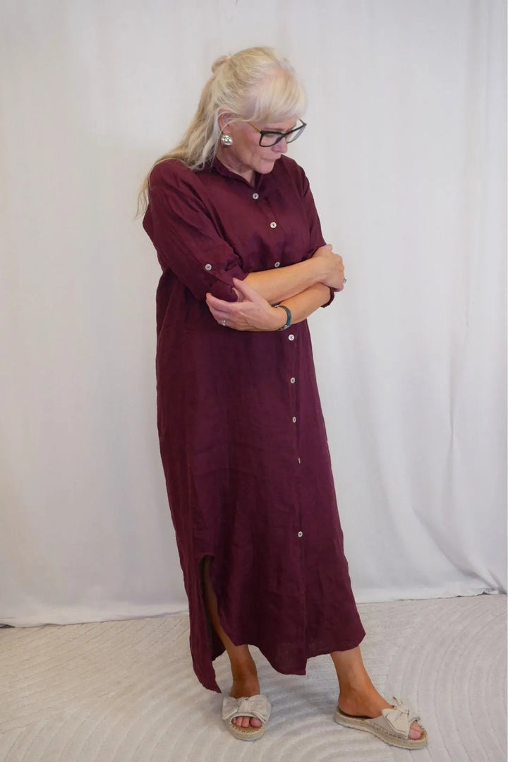 Pellava jakku/mekko Lilli M/L