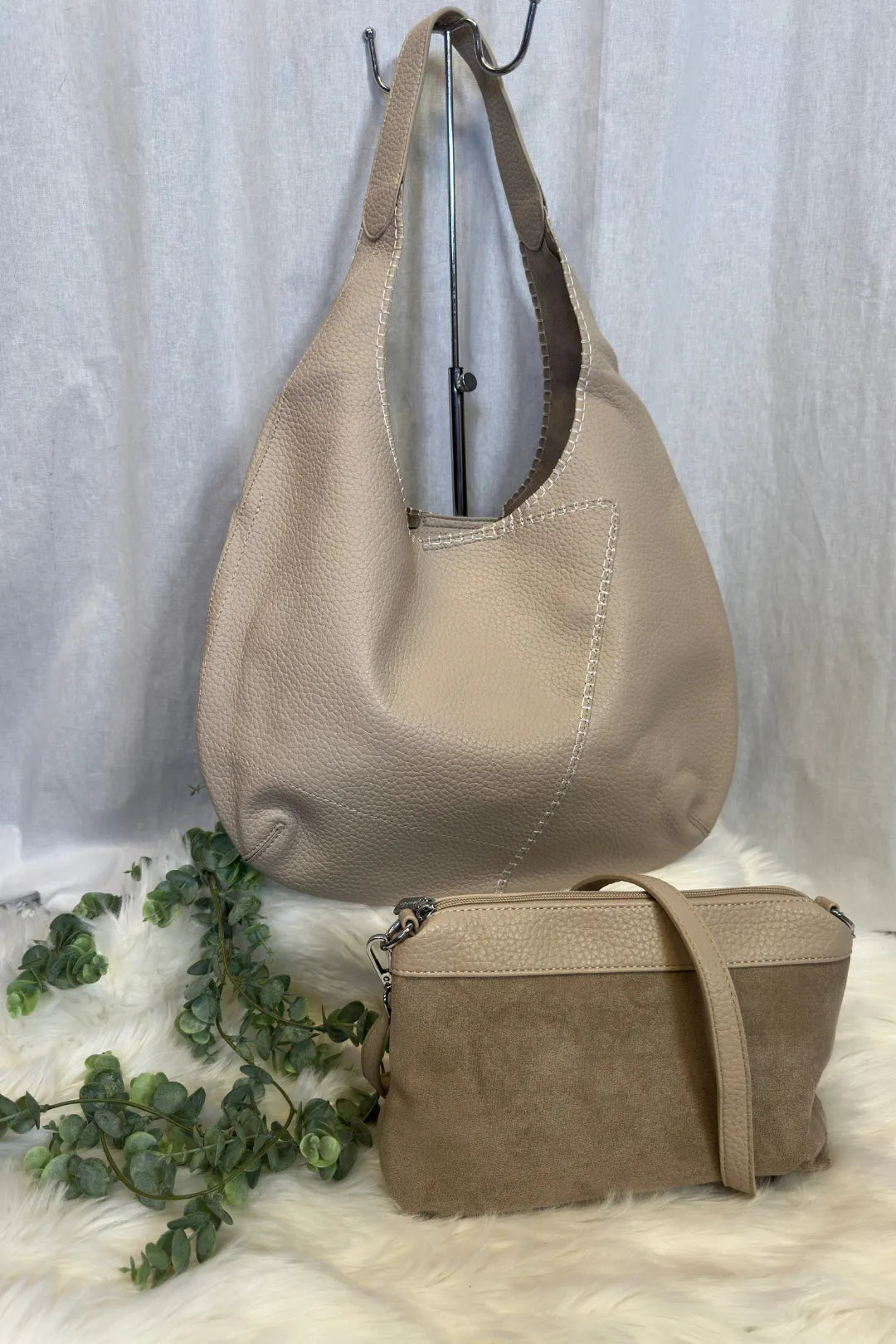 Keinonahkalaukku 2-osainen