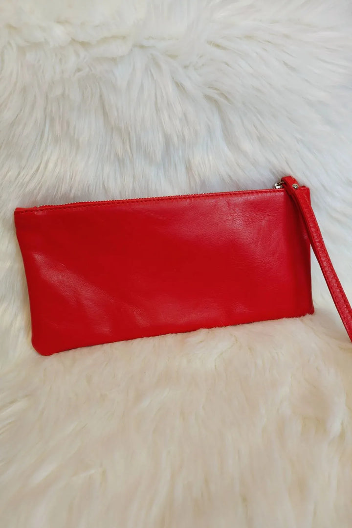 Kirjekuorilaukku Anja - nahkaa