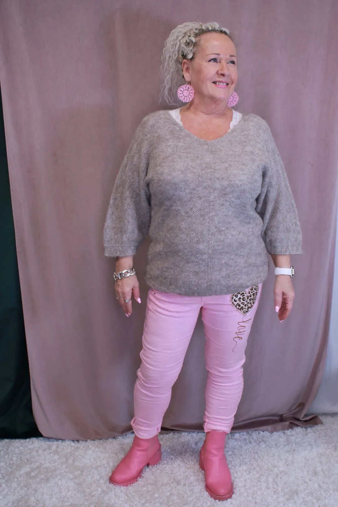 Puolihihainen neule  Metti