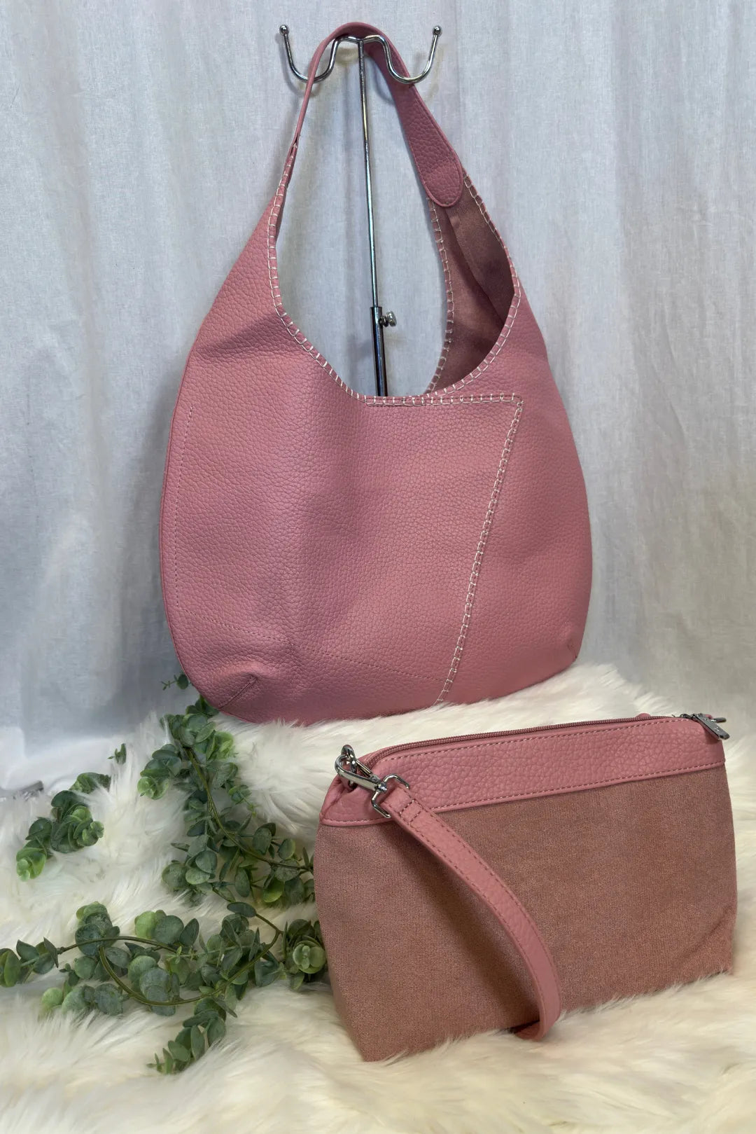 Keinonahkalaukku 2-osainen