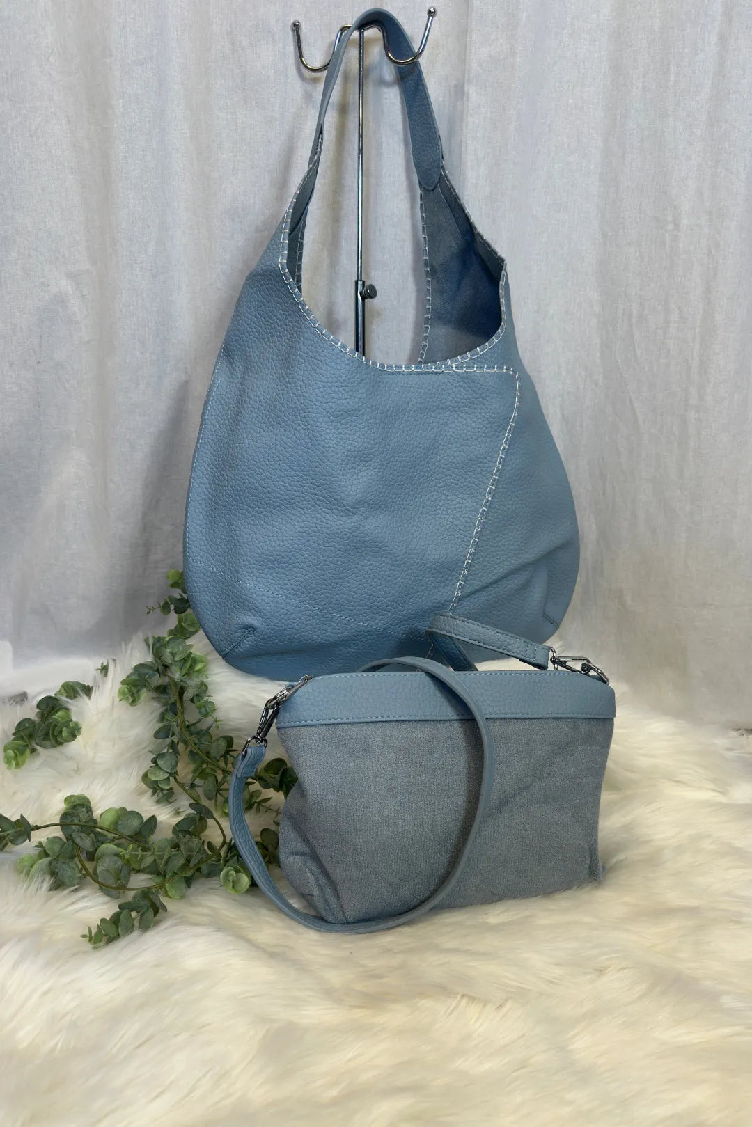 Keinonahkalaukku 2-osainen