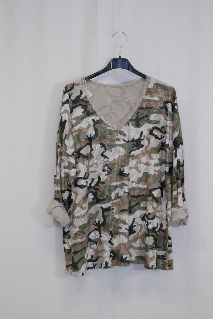 Camo paita M/L