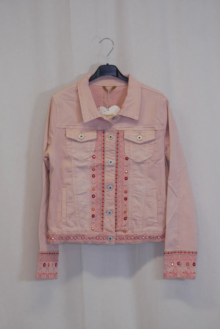 Farkkutakki kirjailuilla