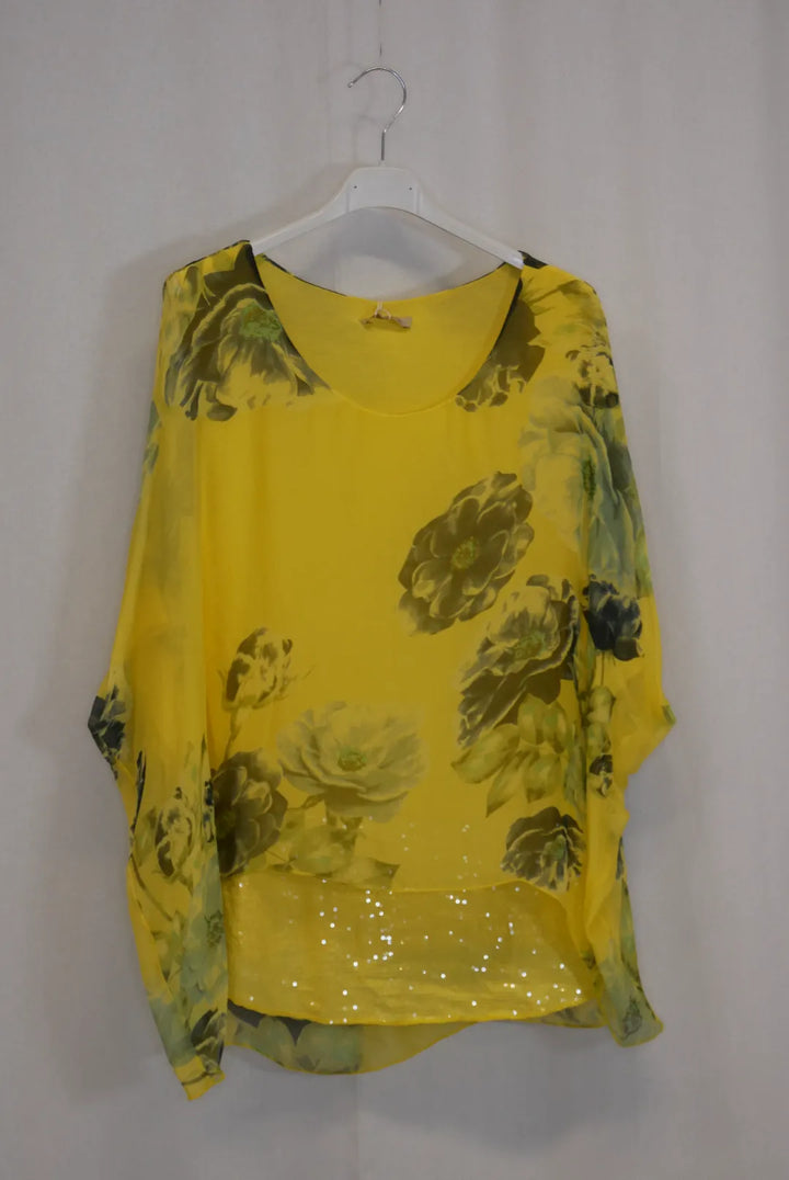 Silkkipaita paljettihelmalla Maire