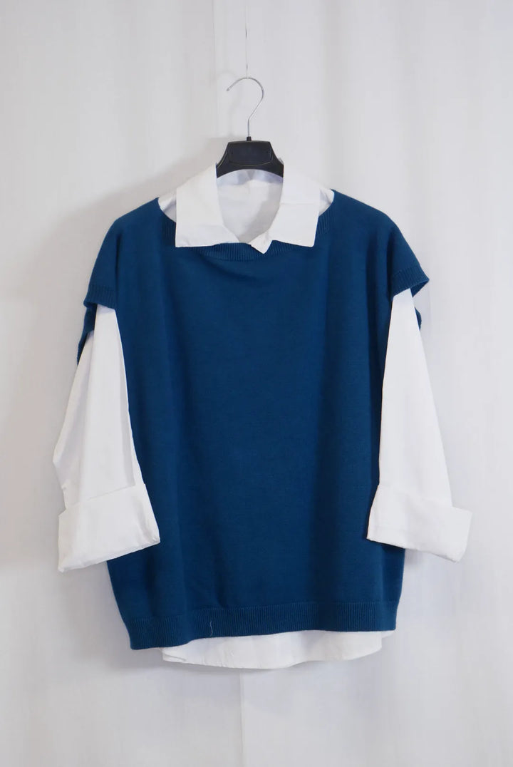 Kauluspaita neuleella Ulla M-XL