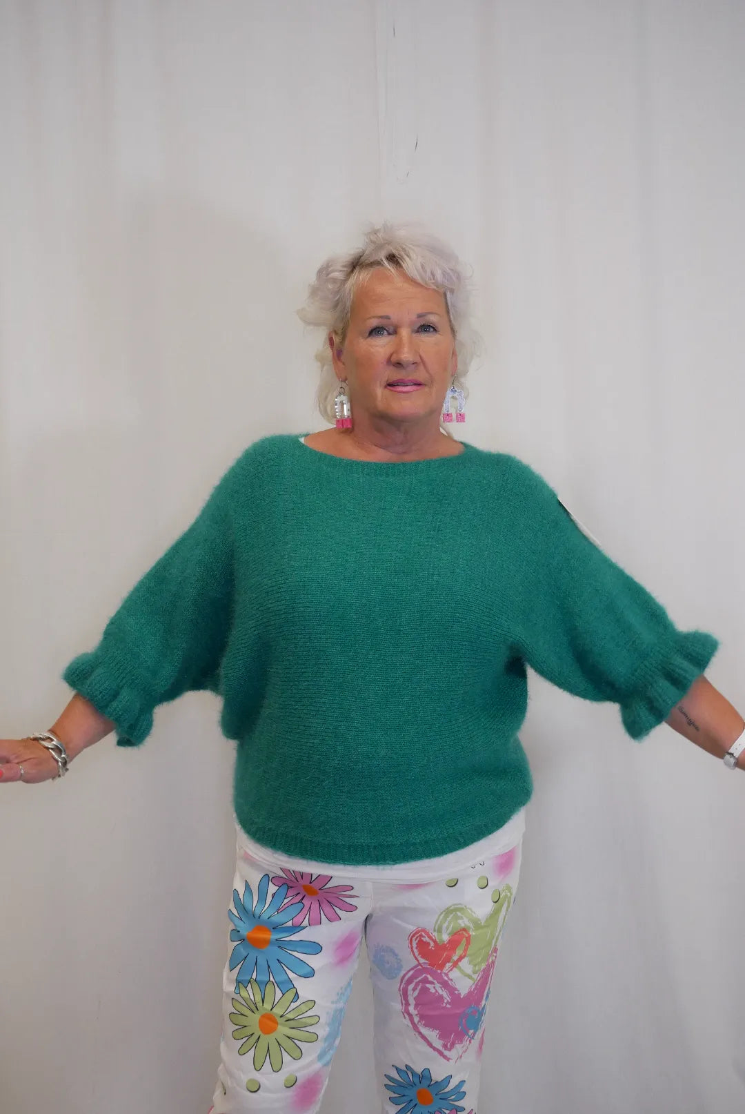 Neule koristenapeilla Marja XL