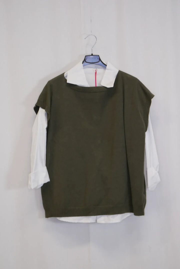 Kauluspaita neuleella Ulla M-XL