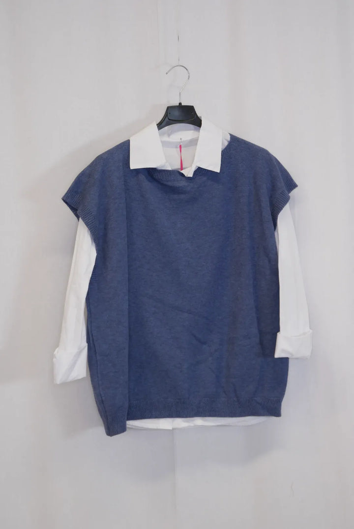 Kauluspaita neuleella Ulla M-XL