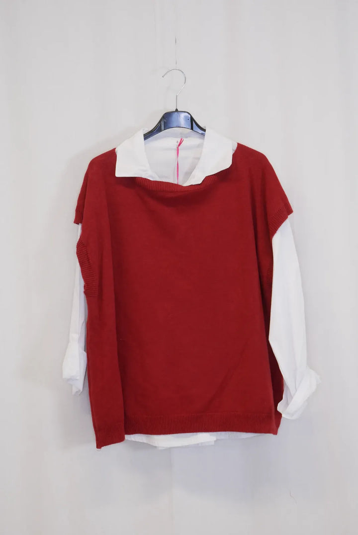 Kauluspaita neuleella Ulla M-XL