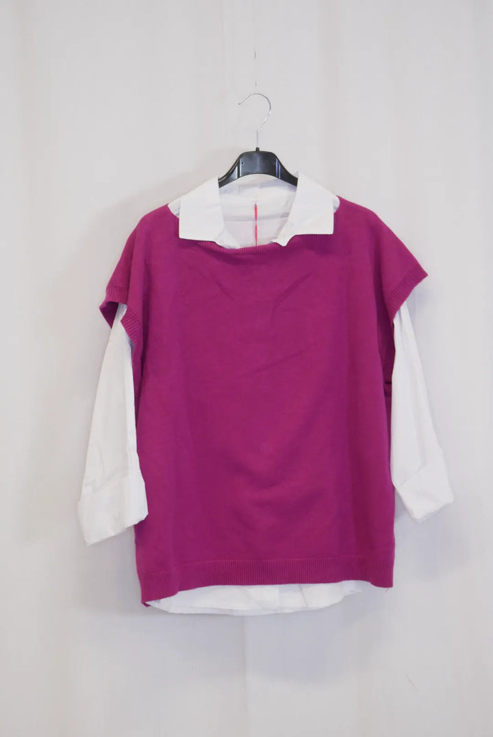 Kauluspaita neuleella Ulla M-XL