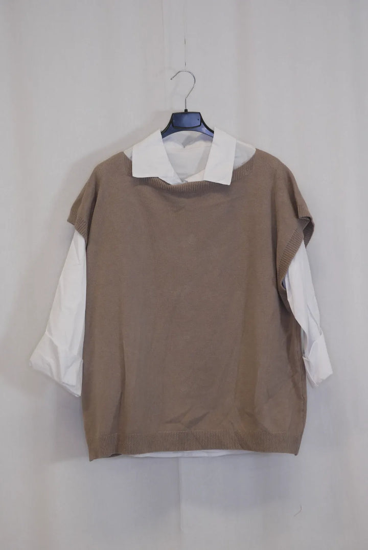 Kauluspaita neuleella Ulla M-XL