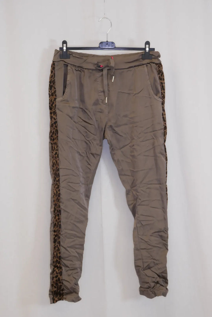 Satiinihousut leopardi Seija 38-42