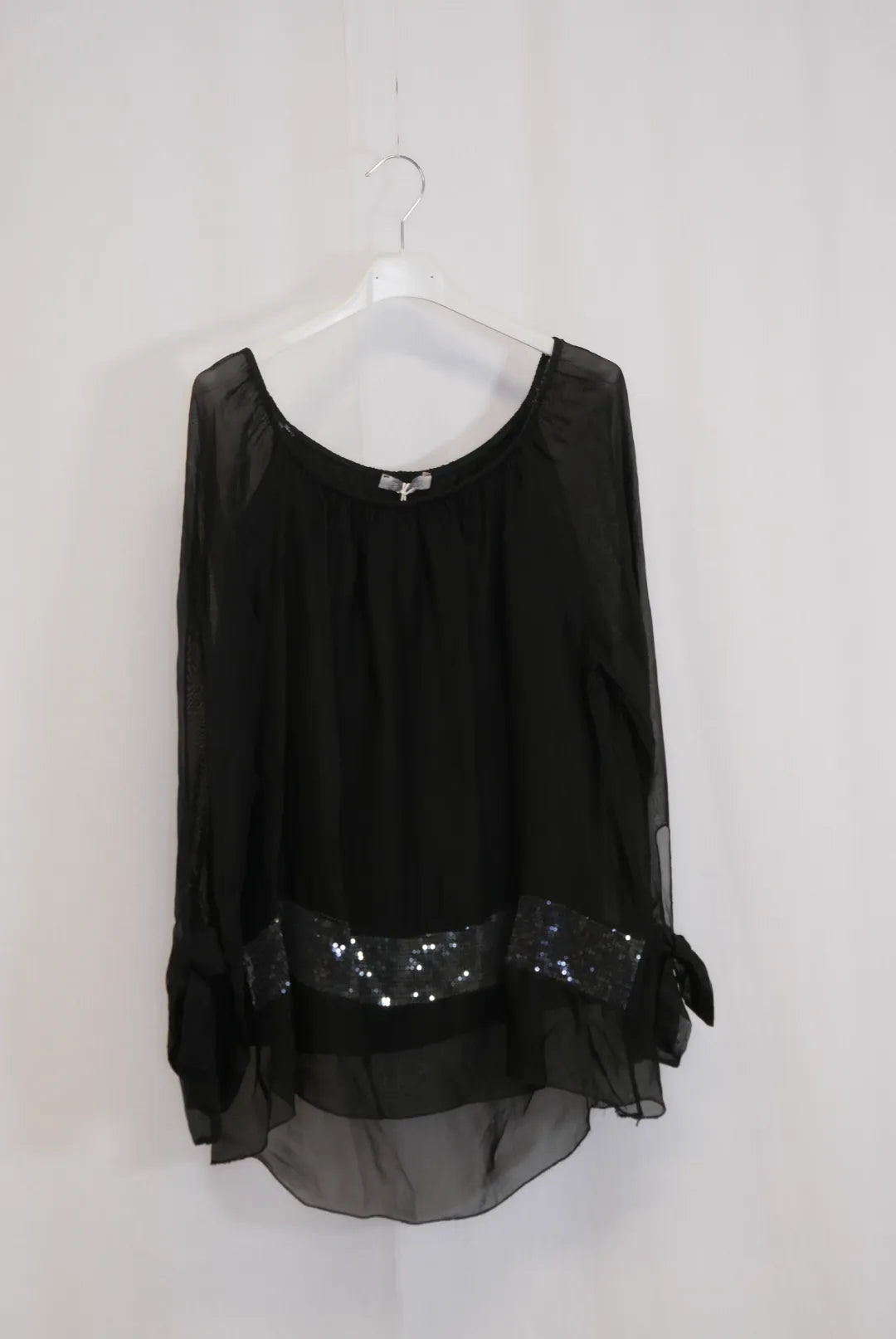 Pitkähihainen silkkipaita Jasmin