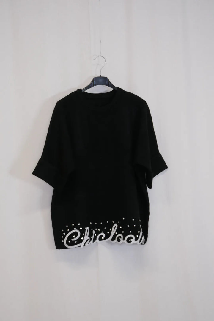 Neule helmakoristeella Erja