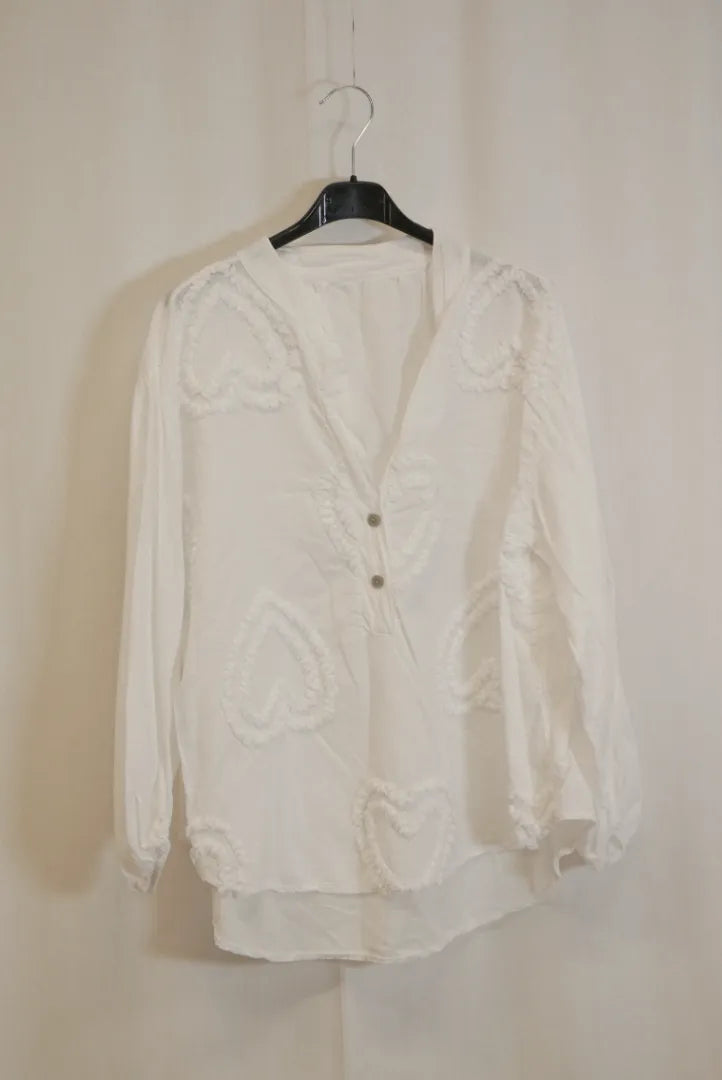 Puuvillapaita sydämillä XL Pirita