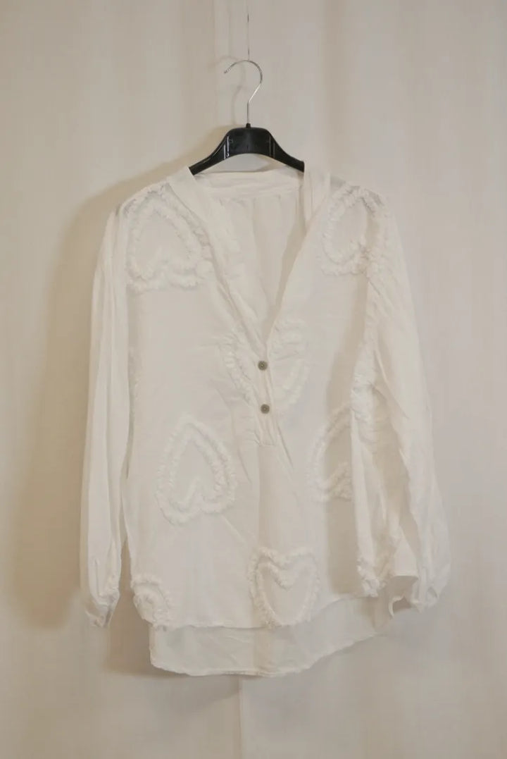 Puuvillapaita sydämillä XL Pirita