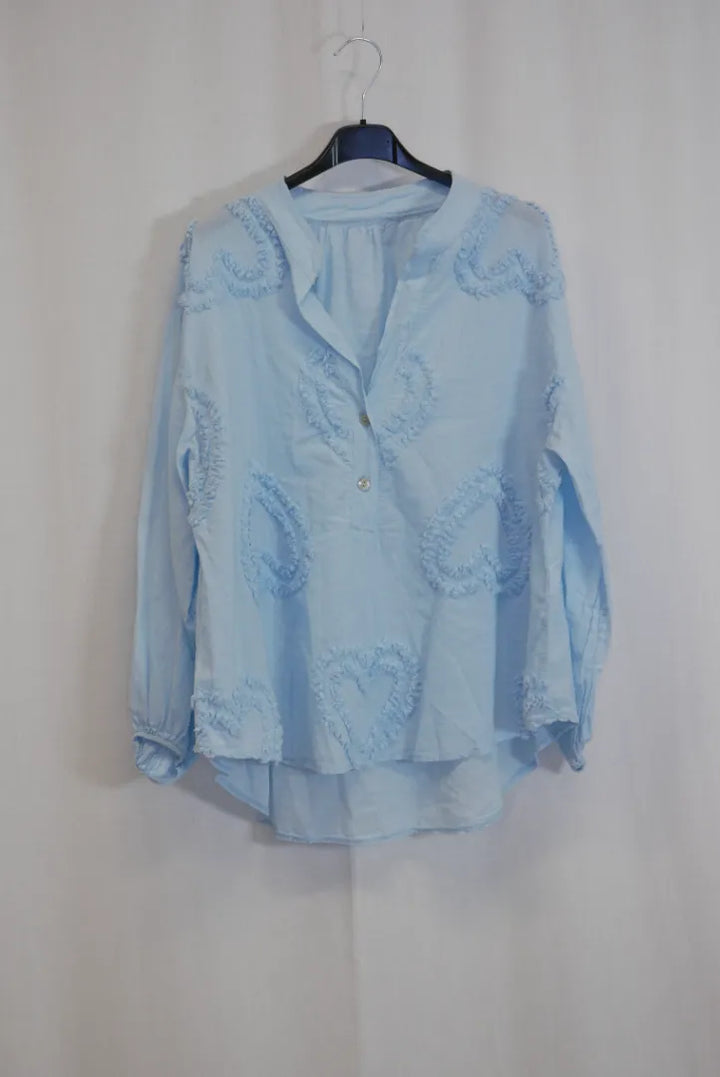 Puuvillapaita sydämillä XL Pirita