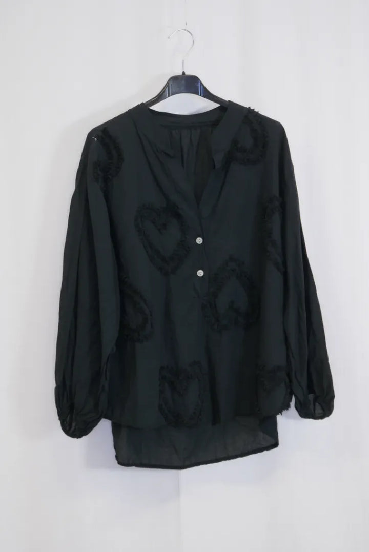 Puuvillapaita sydämillä XL Pirita