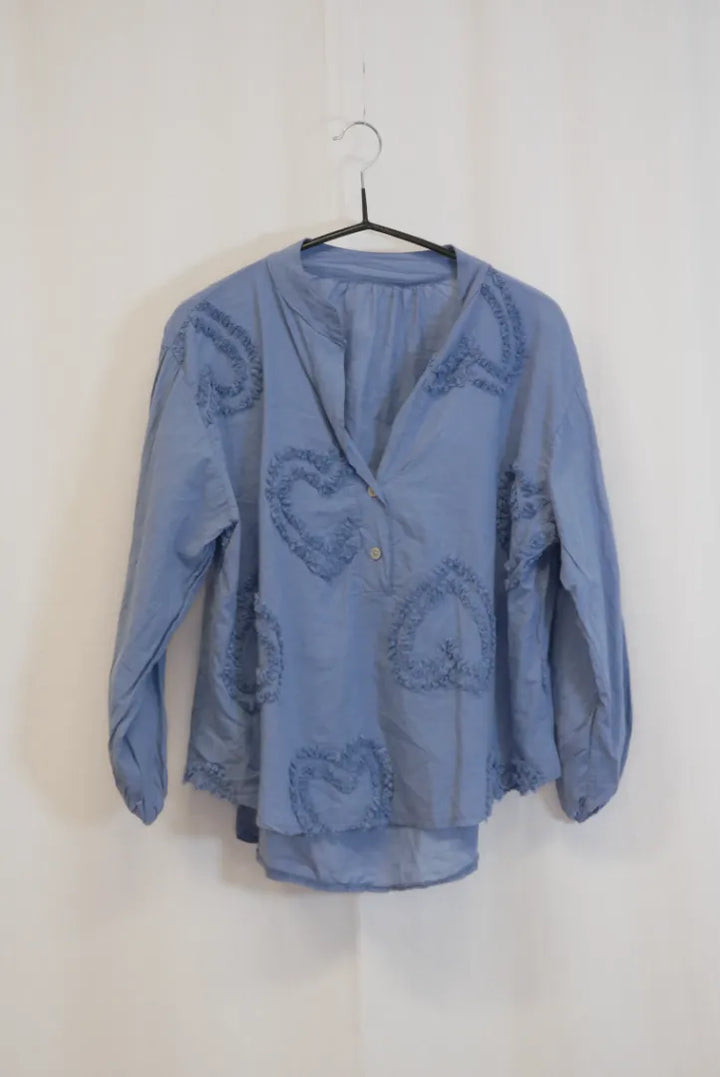 Puuvillapaita sydämillä XL Pirita