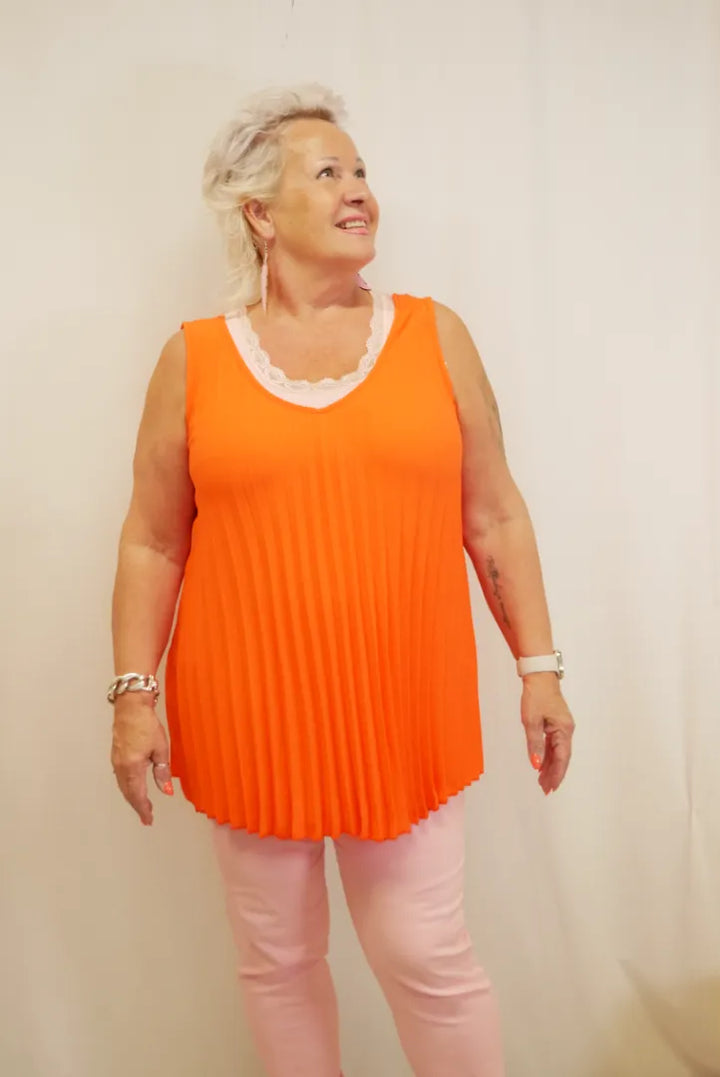 Pliseerattu toppi Miisa