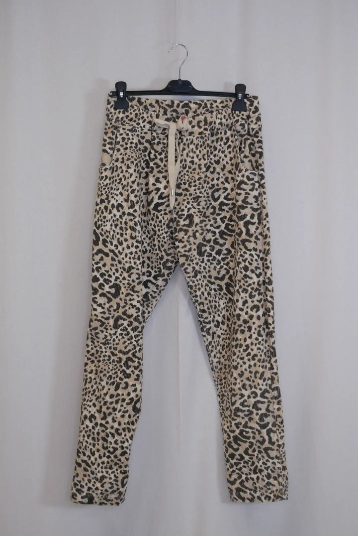 Samettihousut leopardi Tinni 44-46