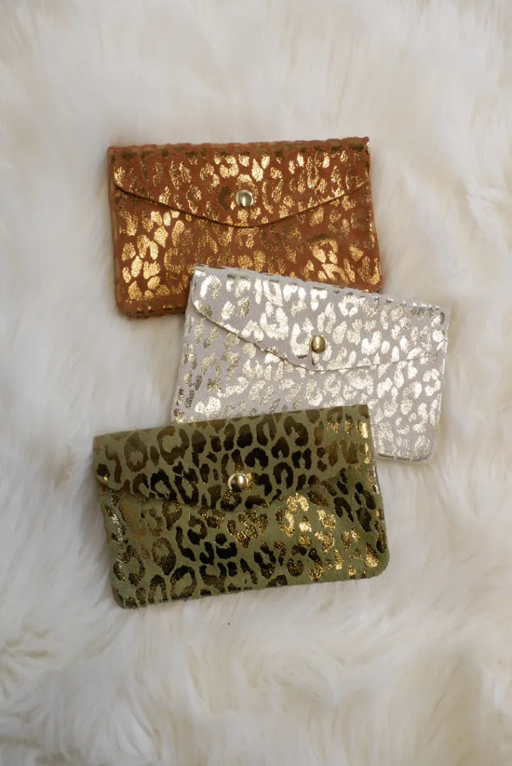 Leopardilompakko / nahkaa Isla