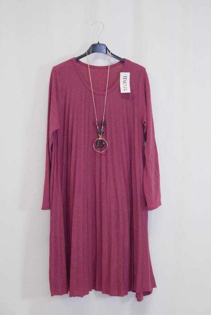 Pliseerattu neulemekko Heli